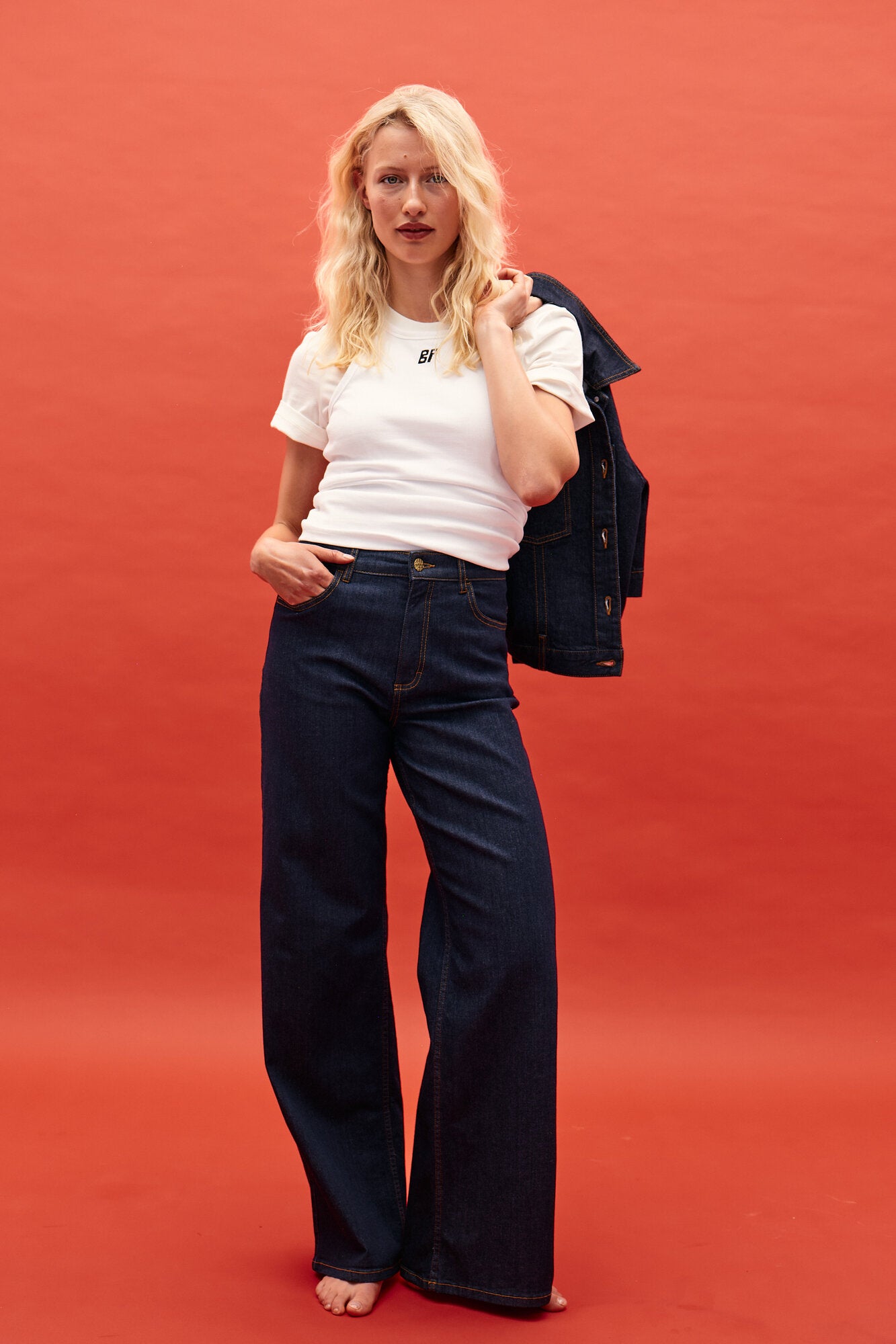 NO 01 jeans - Denim Rinse C7513